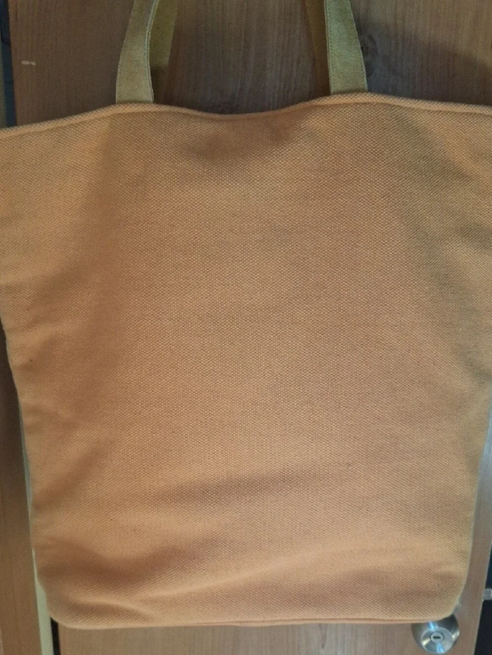 Peach Aztec Pattern Handwoven Tote Bag - Unbranded